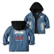 Air Traffic Controller Designed Children Hooded Denim Jackets Online now