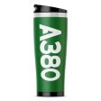 A380 Text Designed Stainless Steel Travel Mugs Sale