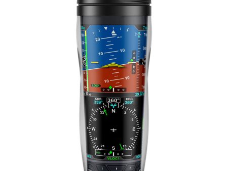 Airplane Primary Flight Display & HSI Designed Plastic Travel Mugs Online