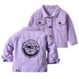 Aviation Lovers Designed Children Denim Jackets Online now