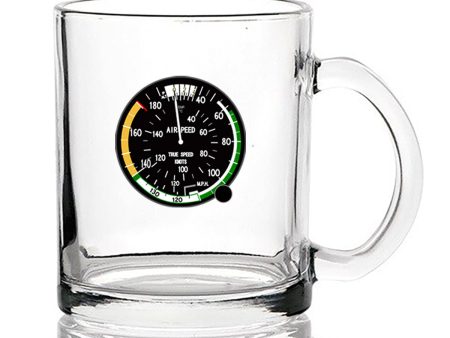 Airspeed Indicator Designed Coffee & Tea Glasses Sale