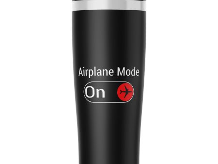 Airplane Mode On Designed Stainless Steel Travel Mugs Hot on Sale