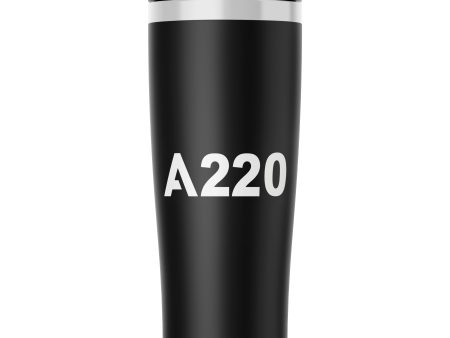 A220 Flat Text Designed Stainless Steel Travel Mugs Hot on Sale