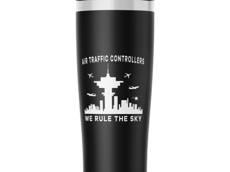 Air Traffic Controllers - We Rule The Sky Designed Stainless Steel Travel Mugs Online Hot Sale